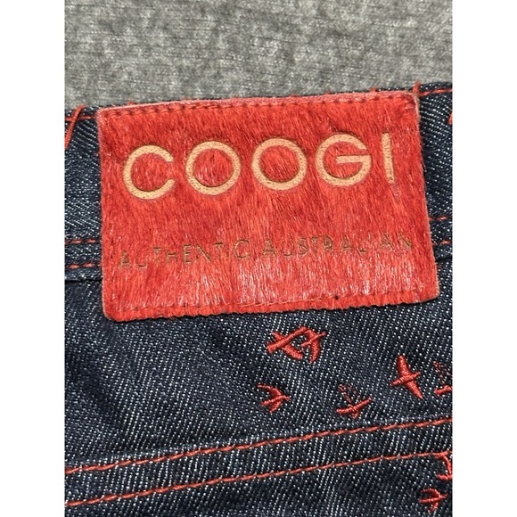 Vintage Y2K Coogi Baggy Wide Leg Jeans Men's 44x35 Embroidered Jnco Style Pants - Picture 6 of 6